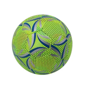 Standard Size 5 Machine Stitched Luminous Training Football Durable PU Soccer Ball for Professional Match School Practice