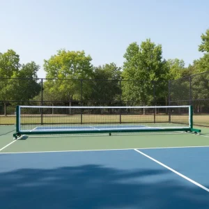 Standard Size Rolling Court Equipment Rolling Portable Pickleball Net Pole for Outdoor Training Sports Competitions