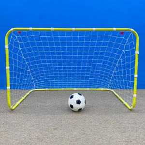 Steel Frame Soccer Goals for Backyard with Net Kids Soccer Goal Set Foldable Portable Soccer Goal for Children