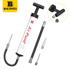 Steel Tube Manual Air Pump Ball Pump for Football Basketball Balloons Lightweight Eco Friendly