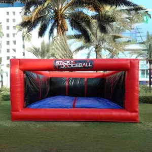 Sticky Dodgeball Arena Inflatable Sticky Dodgeball Carnival Game Sticky Inflatable Dodge Ball Arena