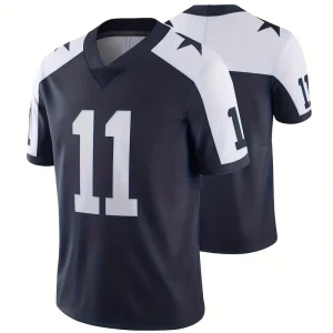 Stock Embroidered Stitched Rugby Uniform Breathable American Football Jersey Uniform