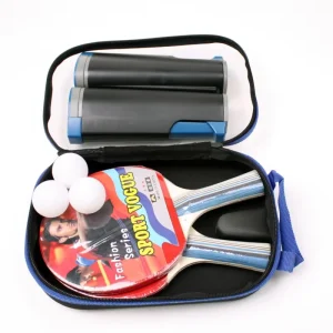 Strue Professional Retractable Table Tennis Set Eco-friendly CE Certified Portable Net Carbon Fiber Baseboard Pimples