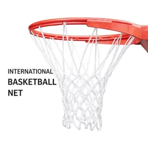 Sturdy Polypropylene Basketball Net With 8 12 13 Buckles for Professional Competition Sports Equipment