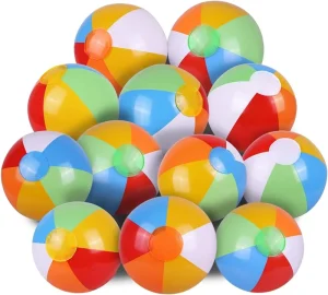 Summer Outdoor Inflatable Beach Sand Toys Set Plastic Classic Rainbow Kids Adults