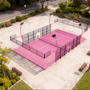 Super Panoramic Padel Court Factory Direct Price High Quality 12mm Glass for Padel Court Fast Delivery for Sports Clubs
