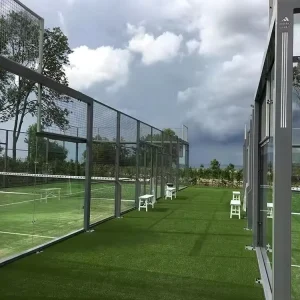 Super Panoramic Padel Courts Padel Court Supplier China Single Paddle Tennis Court Factory
