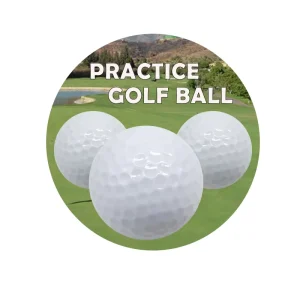 Super Soft White Surlyn Golf Balls 42.6-42.8mm Diameter 45.6-45.9g Three Piece