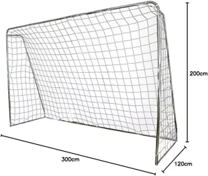 Super Strong Steel Football Goal Soccer Goal for Soccer 300X200X120CM