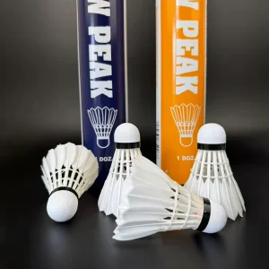 T2 Club Competition Professional Training Durable Fourth Grade Goose Broad Feather 2 Layer Cork Badminton Shuttlecocks