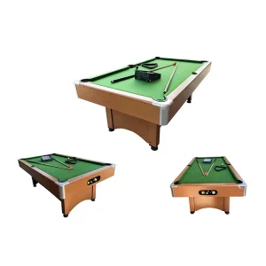 TOP SPORTS Factory Price Classic Billiard Table Pool Table for Game Room Family Basement Cushion Material Rubber