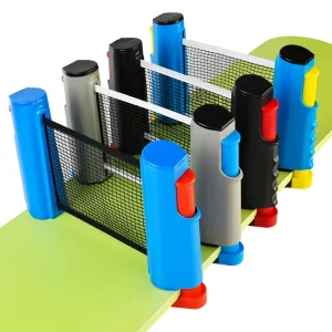 Table Play Ping Pong Anywhere Retractable Portable Table Tennis Net and Post Set Pingpong Paddle Set