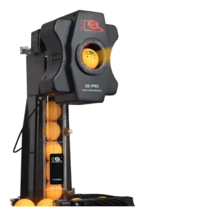 Table Tennis Ball Machine Automatic Ping Pong Balls Shooting Robot 9 Angle Adjust Black 30-80 Balls Minute