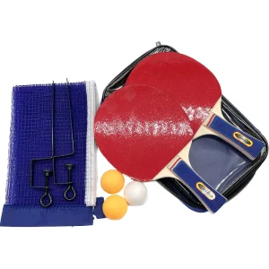 Table Tennis Rackets and Net with 3 Balls Juego De Raquetas De Tenis De Mesa