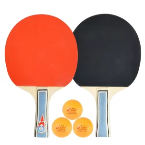 Table Tennis Rackets with 3 Pcs Table Tennis Balls