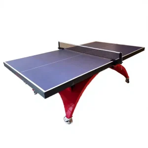 Table Tennis Table Custom Waterproof HDF Board Professional Bounce Uniformity Double Butterfly Arch Bridge Leg Ping Pong Table