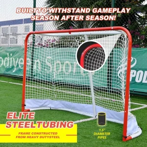Team play safe Hockey Goal heavy duty professional hockey goal standard size 6x4F ice goal