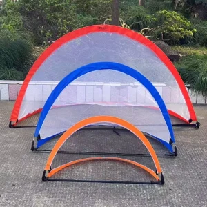 Tengya Pop up Soccer Net Goal for Kids Easy Setup Durable 210D Oxford Fabric Portable Backyard Football Training Set of Two