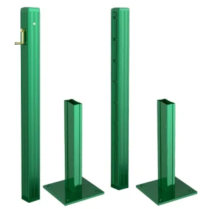 Tennis Court Equipment Aluminum Alloy and Steel Net Posts With Durable Polyester Netting for Beach Tennis