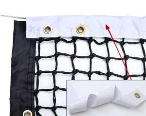 Tennis Court Net Professional Training Standard PE Portable Durable Customized Size Indoor Outdoor Tennis Net