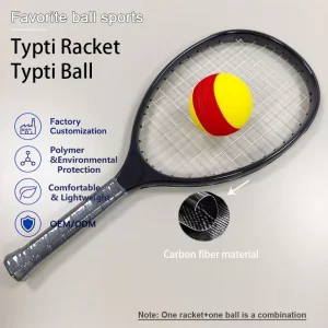 Tennis Rackets Complete Series Pack of Specialized Rackets and High-Resilience Foam Balls