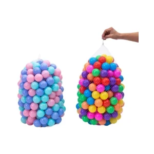 Thickened Ocean Balls 5.5cm 7cm 8cm Biteable Balls Pool Pit Bulk Plastic Elastic Balls Colorful Ocean Balls