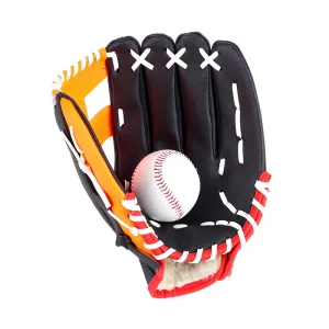 Thickened Outfield Pitcher Baseball Glove Softball Glove with Anti-Slip Feature for Children Youth Adults