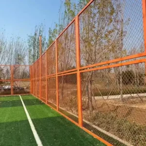 Top Net Side Net Green Black White Color Net for Football Field Yard Fence Tennis Court Equipment Galvanized Steel 3D Modeling