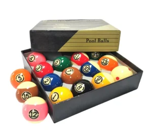 Tournament Quality AAAA Grade Phenolic Resin Green Black Box Number Ball Set 16 Balls 2 1 4″ Billiard Pool Ball