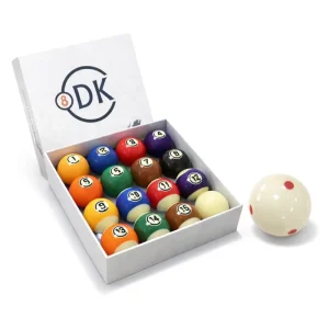Tournament Resin Pool Balls Set Standard 2.25 in Regulation Size High Gloss Matched Weight American Pool Chinese 8 Ball & 9 Ball