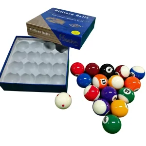 Transparent Crystal Pool Ball Complete Kit with Cue Ball Included