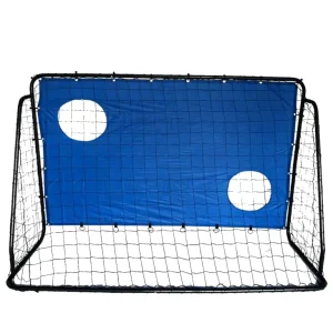 Two In One Cast Iron Portable Outdoor Folding Football Soccer Goal Net Frame 244x152x85CM
