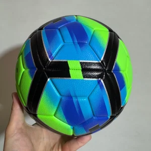 UK Market Popular Sales 12 Panels With Indention Lines Machine Stitched PVC Plus Softer Soccer Ball Size 5 Official Use Football