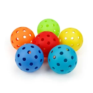USAPA Approved Customized OEM PE Pickleball Balls 40 Holes Premium Injection Moulding Outdoor Use Professional Factory