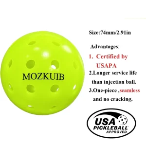 USAPA Standard 40 Holes Plastic Outdoor Indoor Pickle Ball Professional Rotational Molding X40 Pickleball