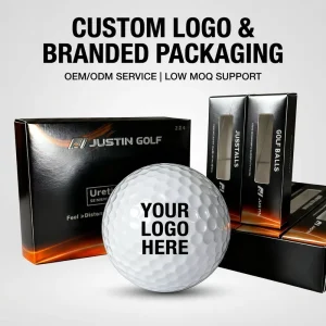 Ultra Durable High Spin Tournament Golf Ball With Maximum Distance Tour Level Performance Cover