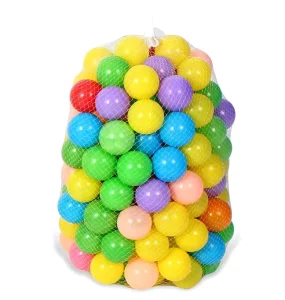 Unisex 6-7cm Multi-Color Plastic Soft Play Balls Inflatable Toy Accessories Fun Pool Toys for Kids Promotional PE Toys