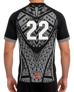 Unisex Adult Rugby Jersey Breathable 100% Polyester Quick Dry Plus Size 3D Heat Transfer Print Drawstring Closure