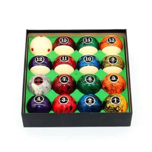 Upgrade Colorful Pool Billiard Ball Size 2-1/4 Inch for Billiard Pool Table Gym Games