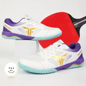 Upgrade Telson2.0 Unisex Sports Shoes One piece TPU Seamless Upper Lightweight Breathable Table Tennis Shoes for Pingpong