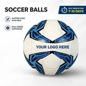Upgraded Durable PVC Soccer Ball Size 5 for Entry level Training and School PE Class Machine Stitched Training Ball