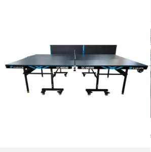Upgraded Indoor 25mm UV Thickened Movable Folding Table Tennis Table with Wheels