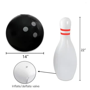 Various Size Large Plastic Bowling Games Inflatable Bowling Pins for Sale
