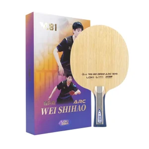 W81 WEI SHIHAO ARC 7 Ply Outer Aryl Carbon Ping Pong Blade Fast Speed Professional Competition Table Tennis Blade