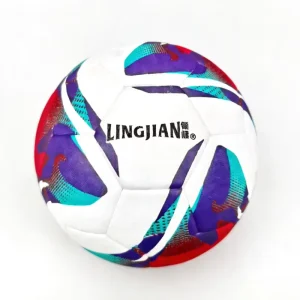 WC Soccer Ball High Quality PU Material Natural Rubber Bladder Eco-Friendly Thermal Bonded Size 5 Professional Match