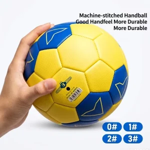 WHD 1 Custom Size PU Leather Durable Handball For Adult Youth Kids Indoor Outdoor Use With Customized Colors