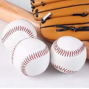 Wald AX-25613C 9-Inch Soft Solid Pattern Baseballs Leather Material Rubber-Cored Lightweight Left/Right Handed Outdoor Training