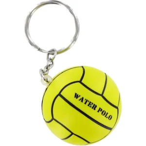Water Polo Keychain Stress Toys Custom Logo Promotional Squeeze Soft Foam Anxiety Relief Fidget Gift Giveaway