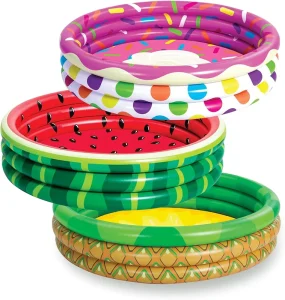 Watermelon PVC Inflatable Baby Swimming Pool Ball Pit Kids Paddling Pool Kiddie Pool for Backyard