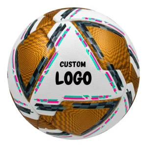 Waterproof Multi Panel Soccer Ball Custom Logo Print High Quality PVC Football